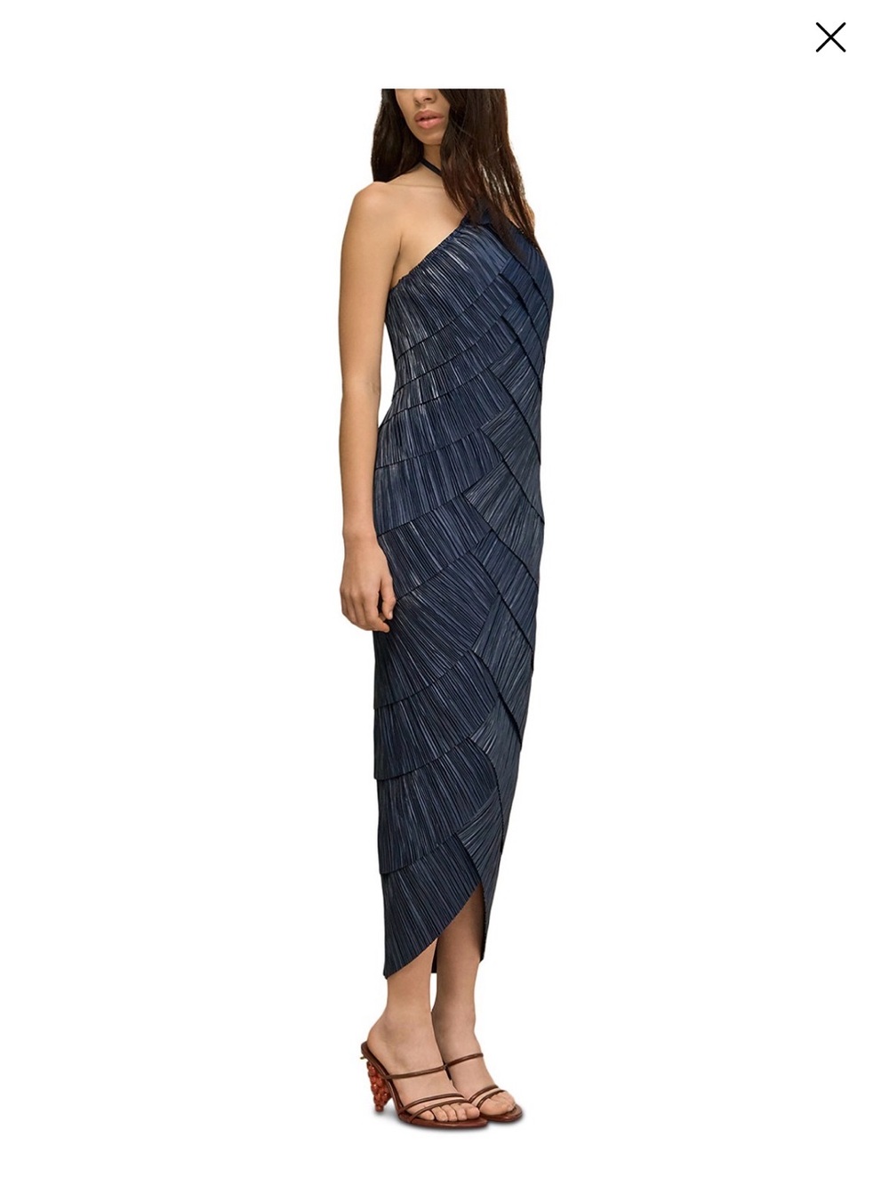 Cult Gaia
Patrizia Tiered Midi Dress in Deep Lake. Worn once! - Picture 4 of 8